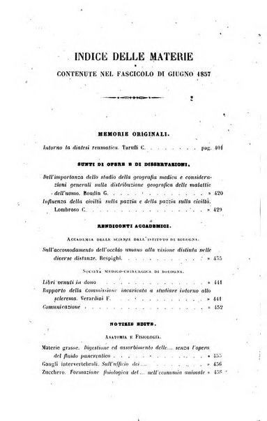 Bullettino delle scienze mediche