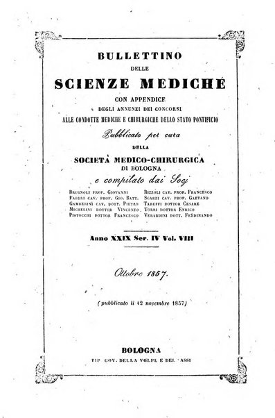 Bullettino delle scienze mediche