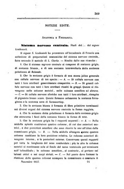 Bullettino delle scienze mediche