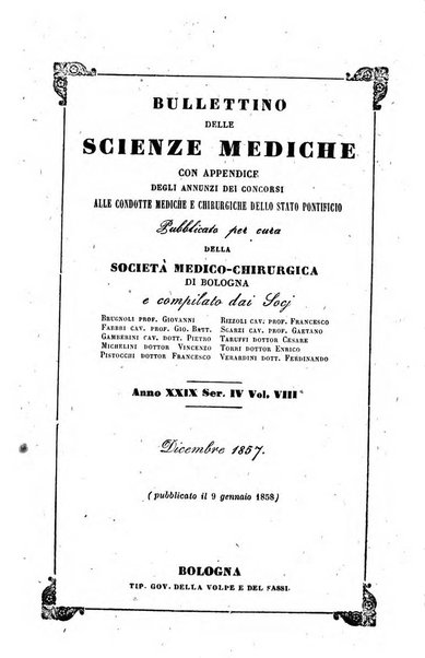 Bullettino delle scienze mediche