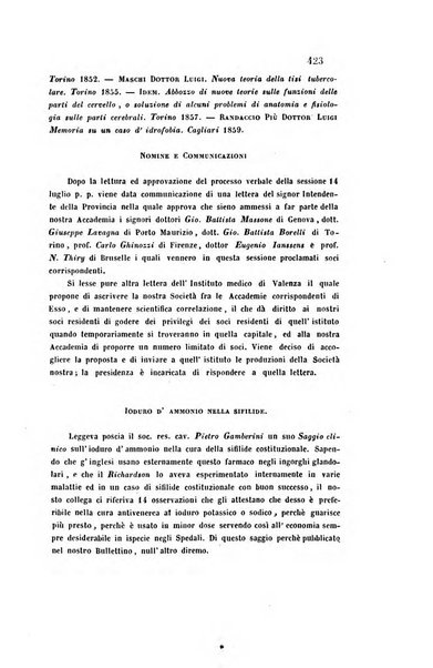 Bullettino delle scienze mediche