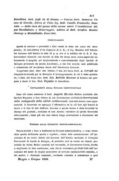 Bullettino delle scienze mediche