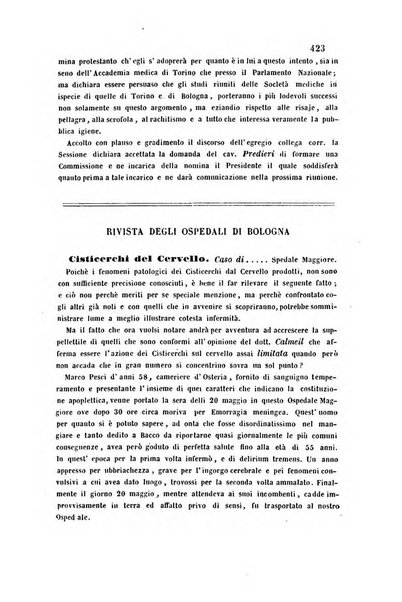 Bullettino delle scienze mediche