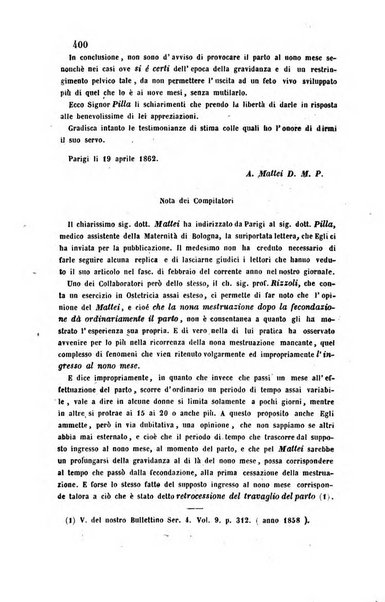 Bullettino delle scienze mediche