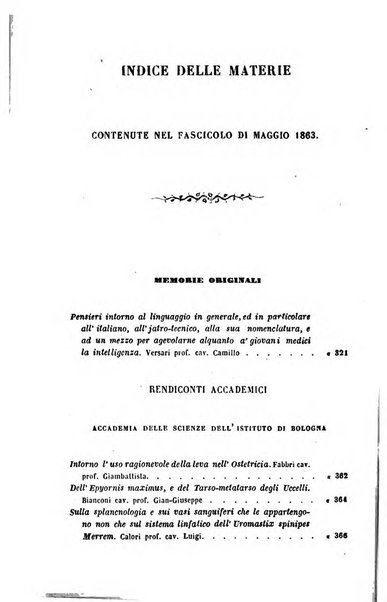 Bullettino delle scienze mediche