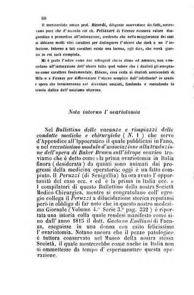 Bullettino delle scienze mediche