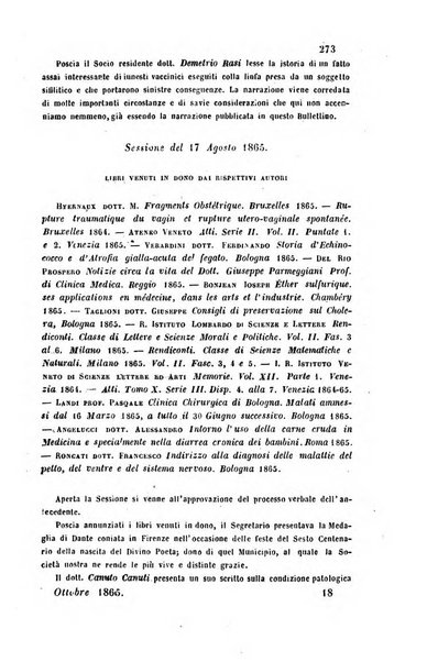 Bullettino delle scienze mediche