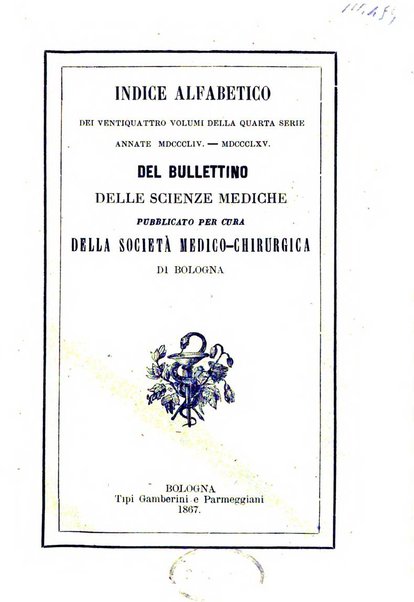 Bullettino delle scienze mediche