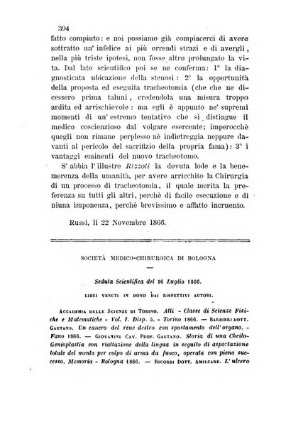 Bullettino delle scienze mediche