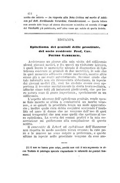 Bullettino delle scienze mediche