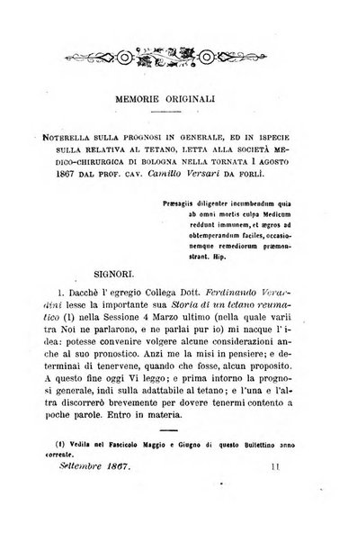 Bullettino delle scienze mediche