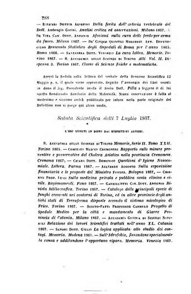 Bullettino delle scienze mediche