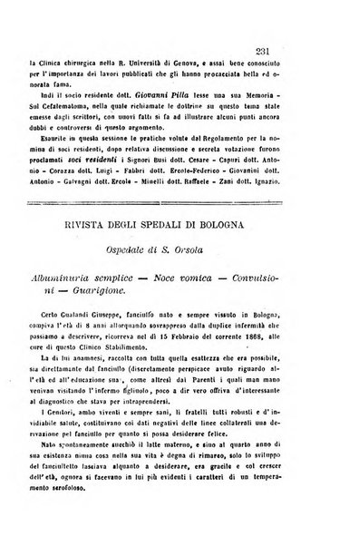 Bullettino delle scienze mediche