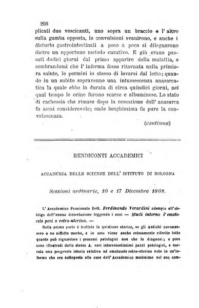 Bullettino delle scienze mediche