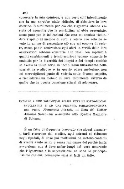 Bullettino delle scienze mediche