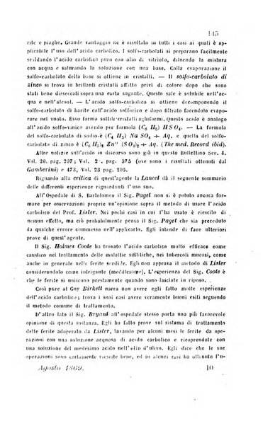 Bullettino delle scienze mediche