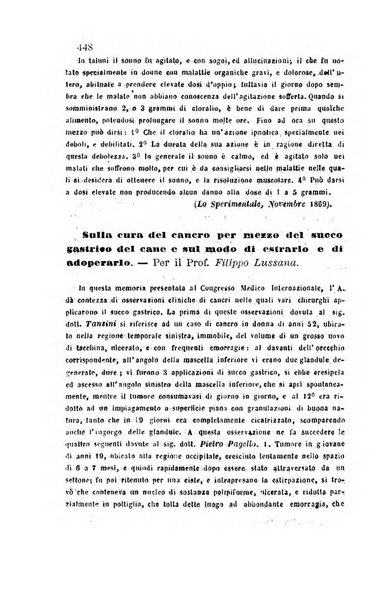 Bullettino delle scienze mediche