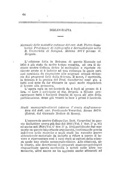 Bullettino delle scienze mediche