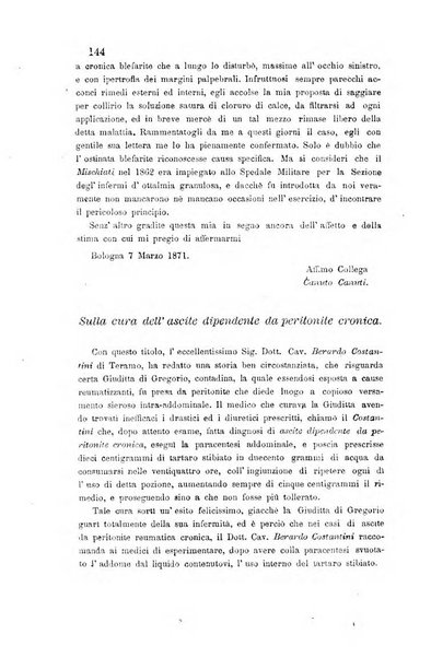 Bullettino delle scienze mediche