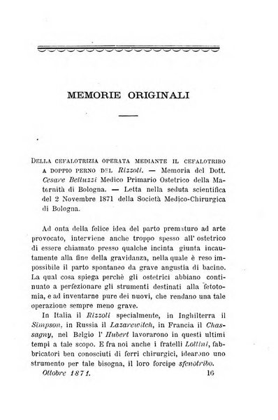 Bullettino delle scienze mediche