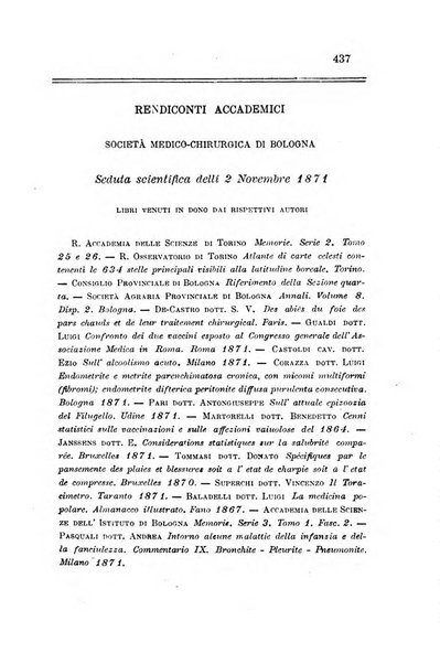 Bullettino delle scienze mediche