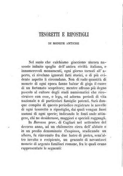 Bullettino di numismatica e sfragistica per la storia d'Italia