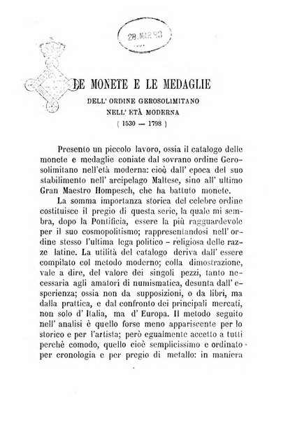 Bullettino di numismatica e sfragistica per la storia d'Italia