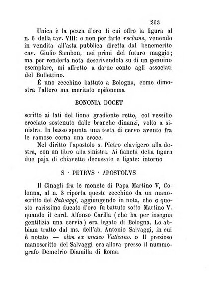 Bullettino di numismatica e sfragistica per la storia d'Italia