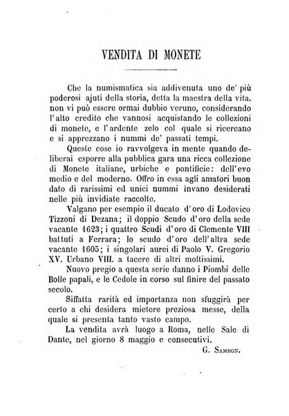 Bullettino di numismatica e sfragistica per la storia d'Italia