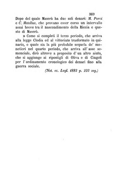 Bullettino di numismatica e sfragistica per la storia d'Italia