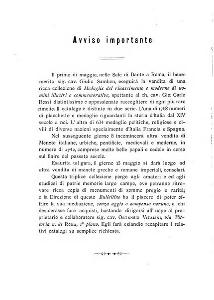 Bullettino di numismatica e sfragistica per la storia d'Italia