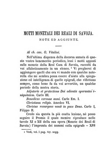 Bullettino di numismatica e sfragistica per la storia d'Italia