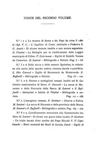 Bullettino di numismatica e sfragistica per la storia d'Italia