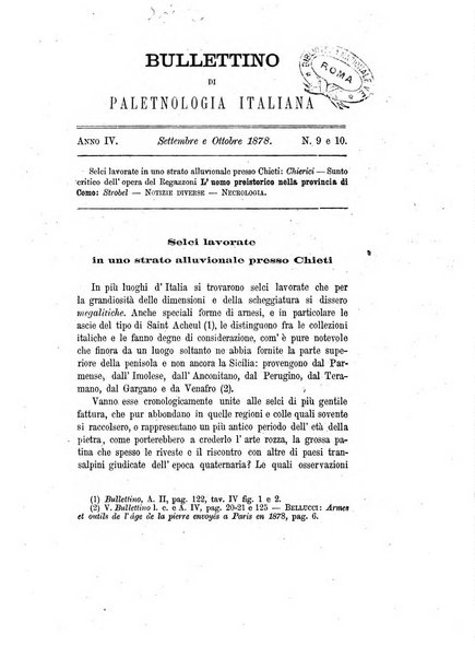 Bullettino di paletnologia italiana