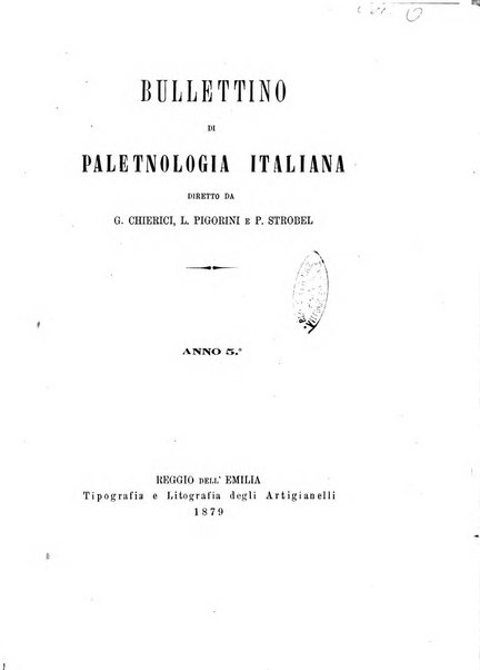 Bullettino di paletnologia italiana