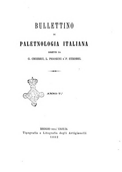 Bullettino di paletnologia italiana