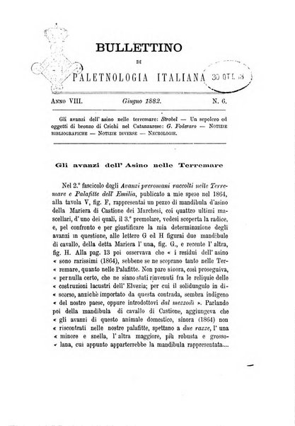 Bullettino di paletnologia italiana