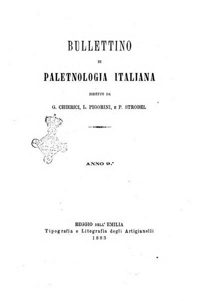 Bullettino di paletnologia italiana