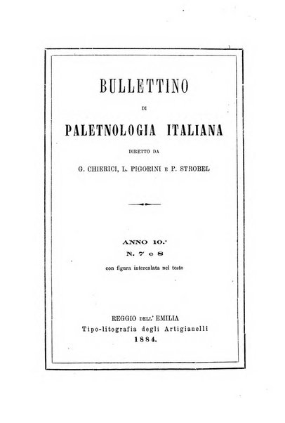 Bullettino di paletnologia italiana