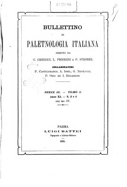 Bullettino di paletnologia italiana