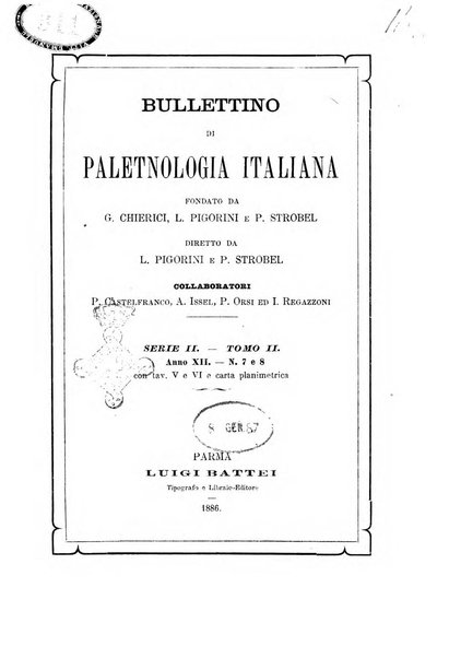 Bullettino di paletnologia italiana