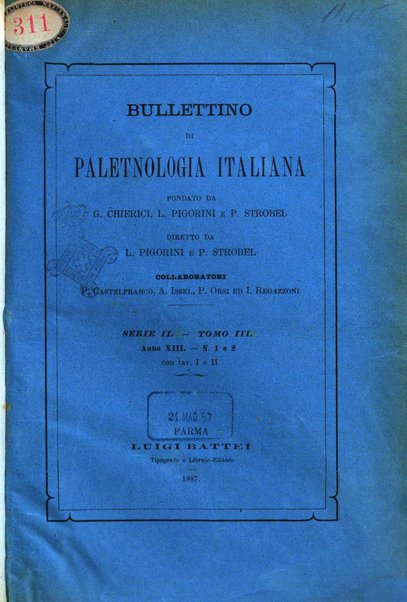 Bullettino di paletnologia italiana