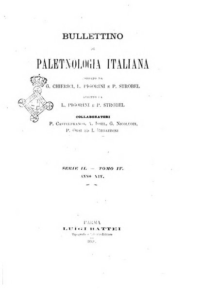 Bullettino di paletnologia italiana