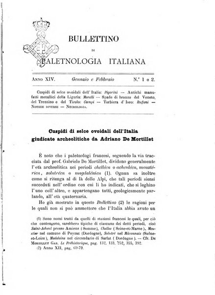 Bullettino di paletnologia italiana