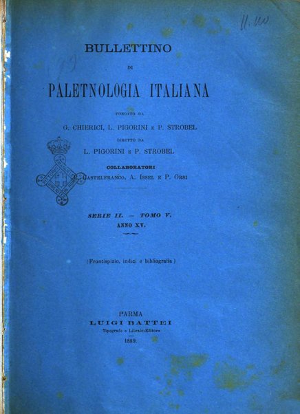 Bullettino di paletnologia italiana