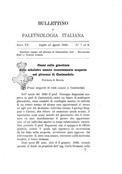 Bullettino di paletnologia italiana