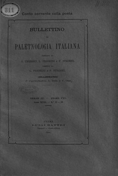 Bullettino di paletnologia italiana