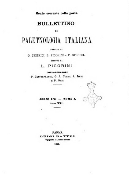 Bullettino di paletnologia italiana