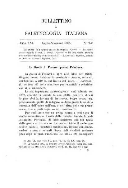 Bullettino di paletnologia italiana