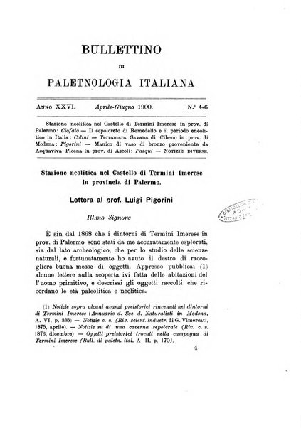 Bullettino di paletnologia italiana